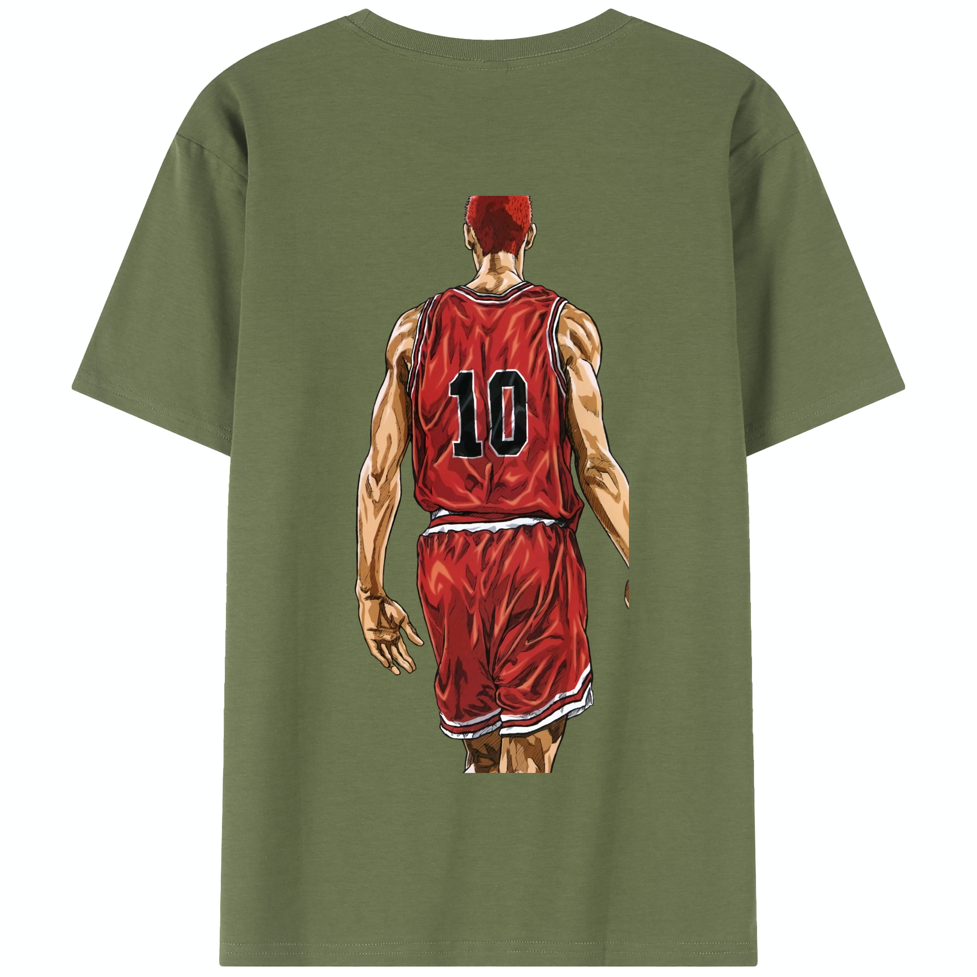 SLAM DUNK／スラムダンク 綿100％半袖Tシャツ（背面プリント）